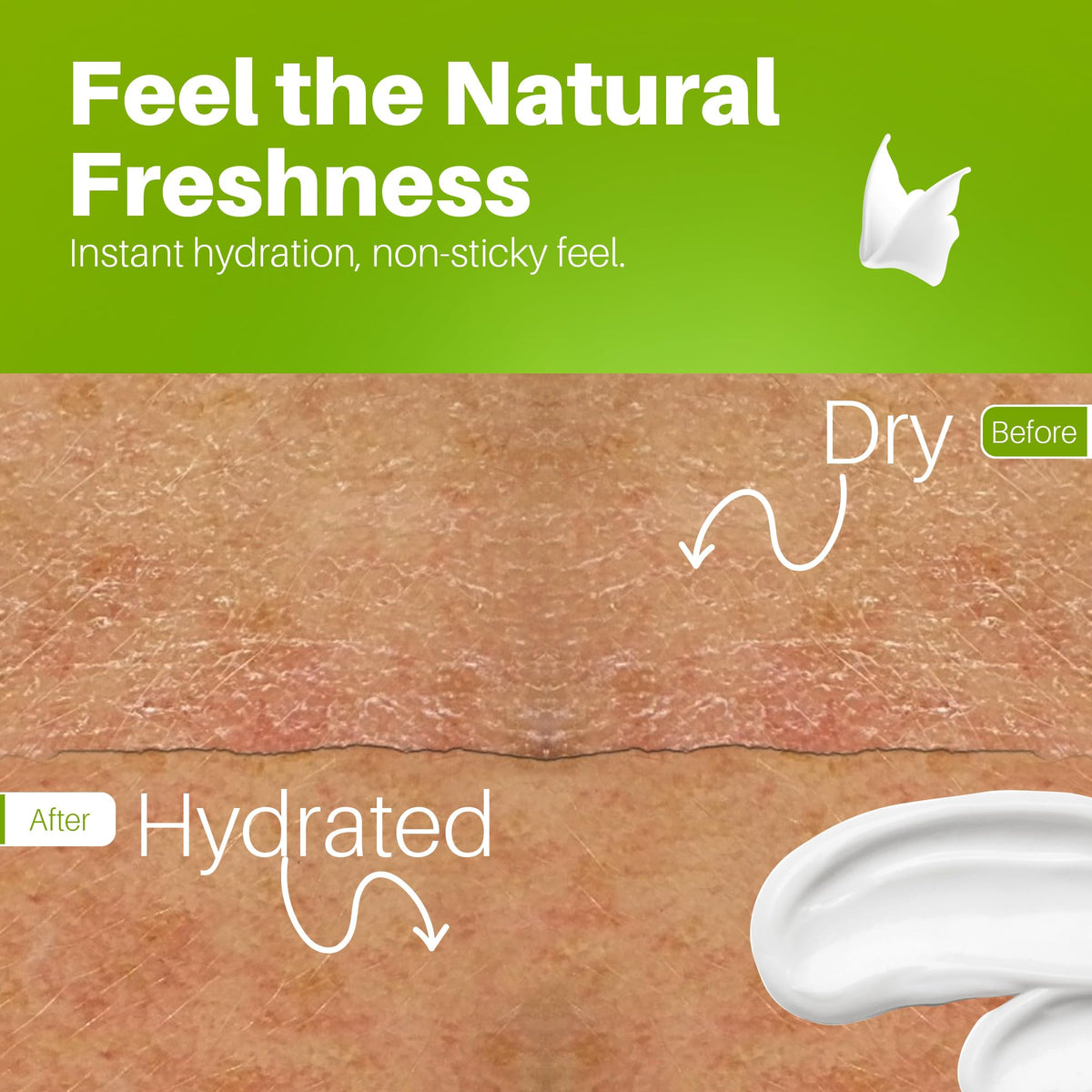 Hemp Heaven ingredients label close-up highlighting EWG-friendly, low-hazard formula
