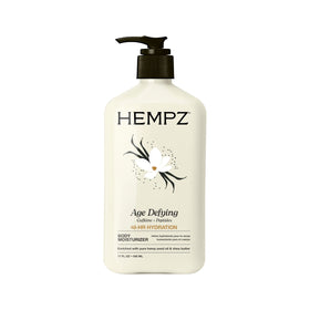 Hempz front packaging 17 oz bottle showing brand and size benefit quick selection