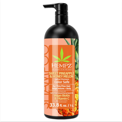 Hempz bottle front view showing label and strength benefits