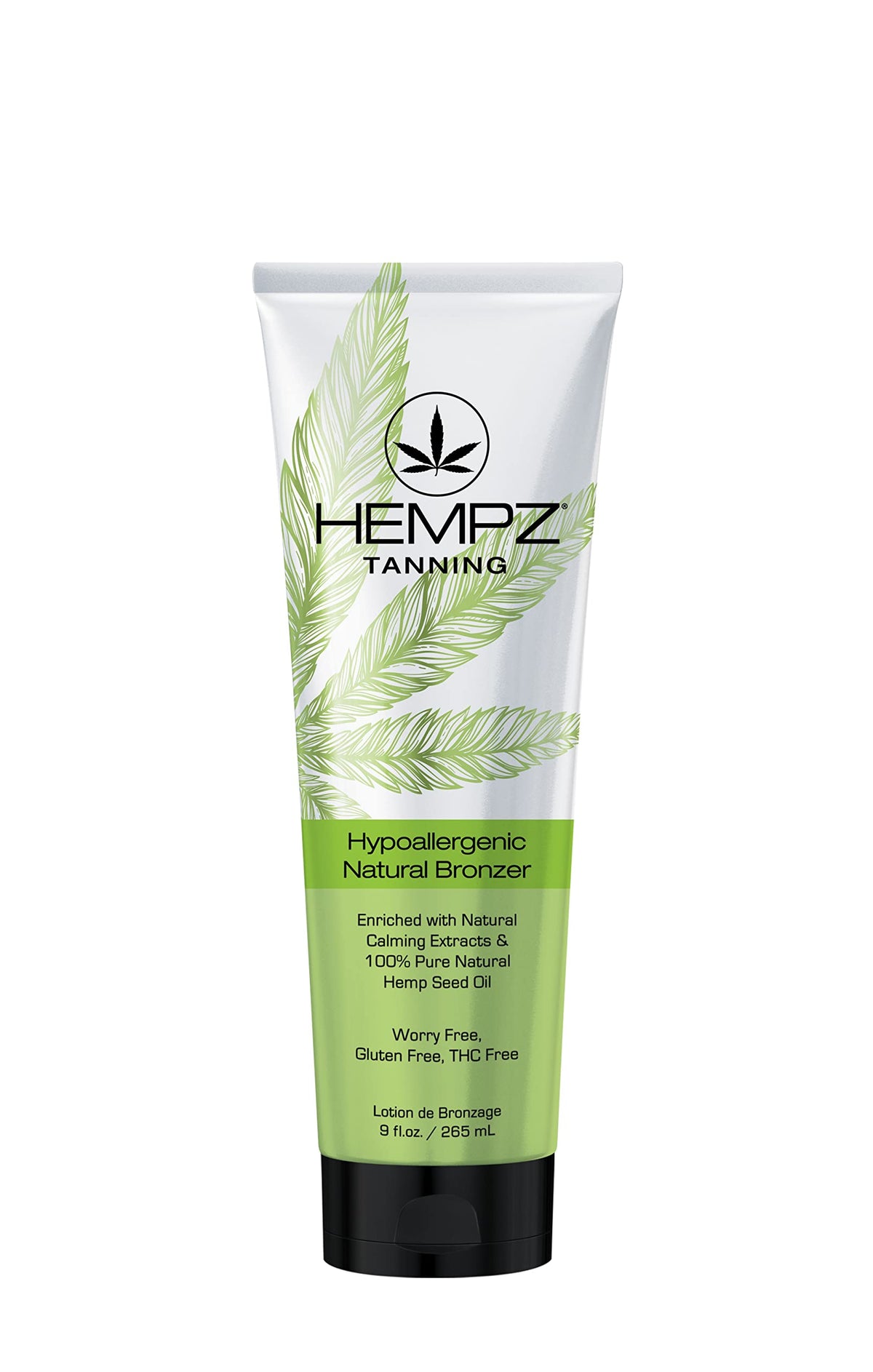 Hempz bottle front packaging showing label and size, clear product identity and benefit