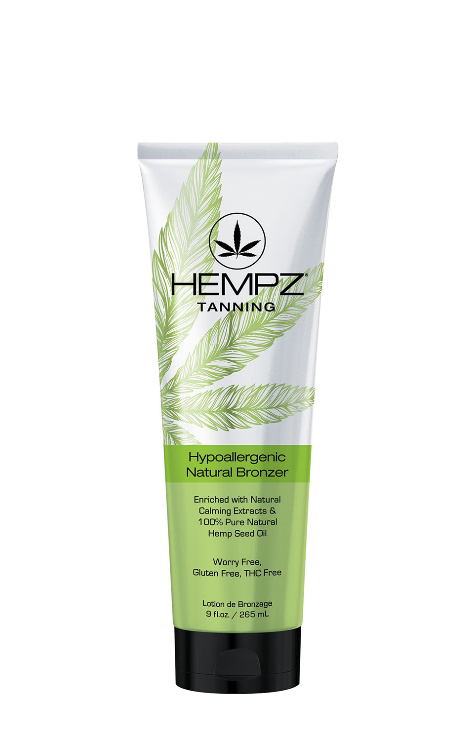 Hempz bottle front packaging showing label and size, clear product identity and benefit