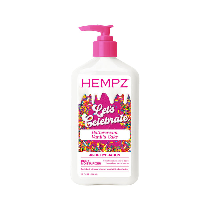 Hempz front packaging showing lotion bottle and scent name for moisturizing benefits