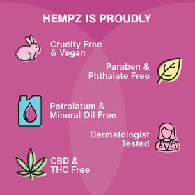 Hempz bottle on bathroom counter in lifestyle shot suggesting daily skincare ritual
