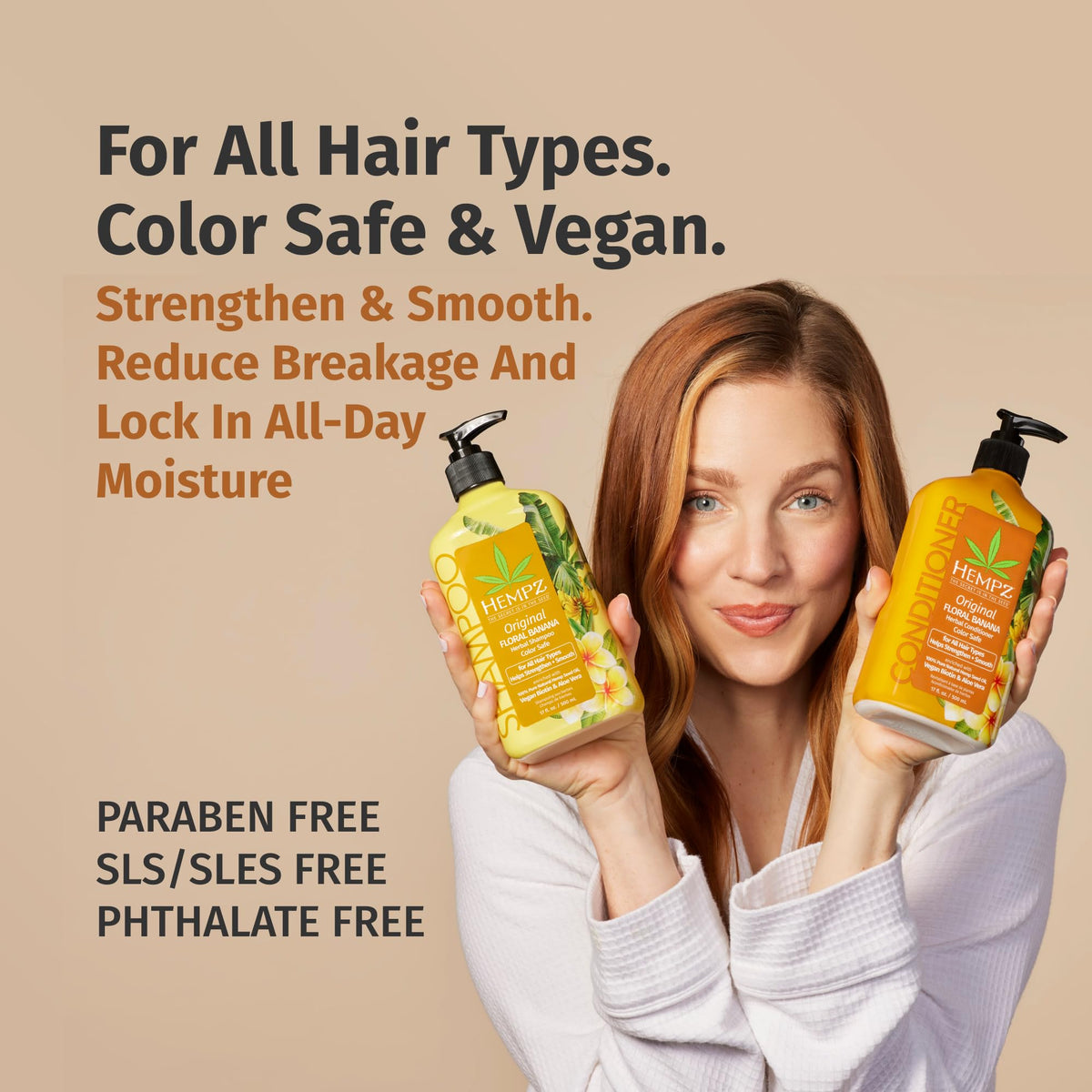 Hempz conditioner cream close-up showing smooth moisturizing texture