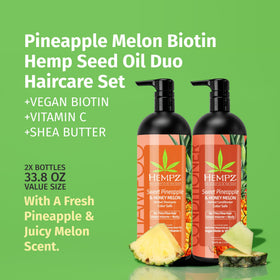 HEMPZ two pump bottles 33.8 fl oz size for long-lasting use