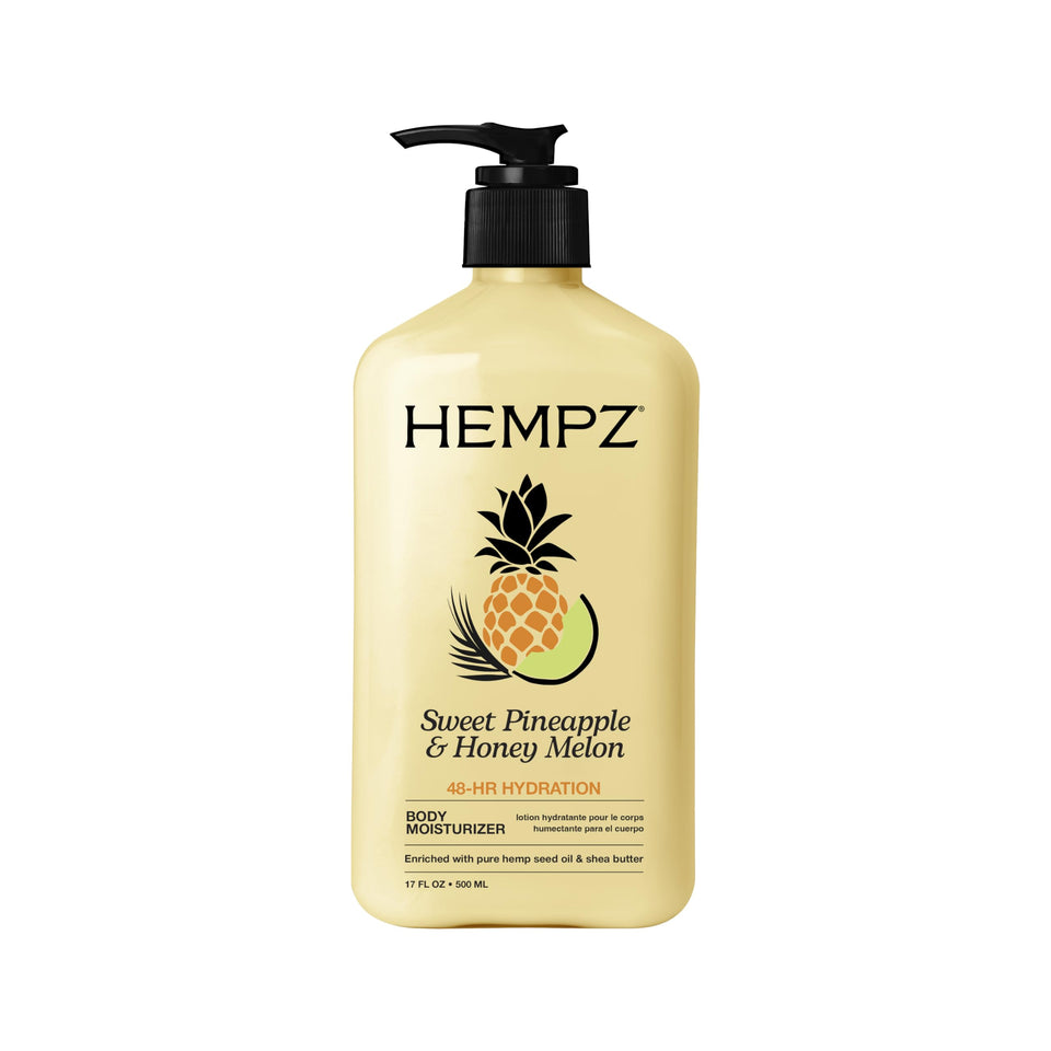 Hempz front packaging showing product and tropical scent benefits