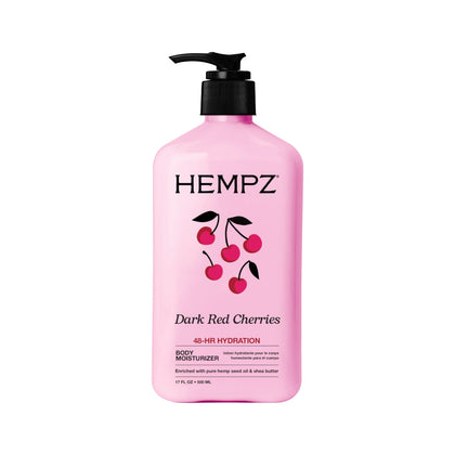 Hempz front packaging showing label and 17 oz size for clear product identity and benefit