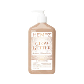 Hempz front packaging showing 17 oz bottle and product benefits