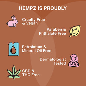 Hempz on bathroom shelf styled to show daily skincare routine benefit
