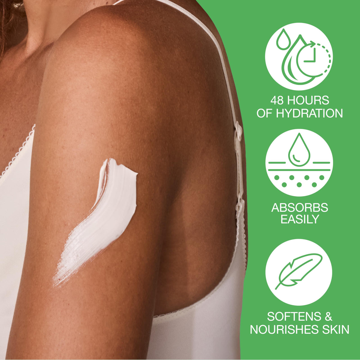 Hempz ingredients label detail listing hemp seed oil and vitamins for nourishment