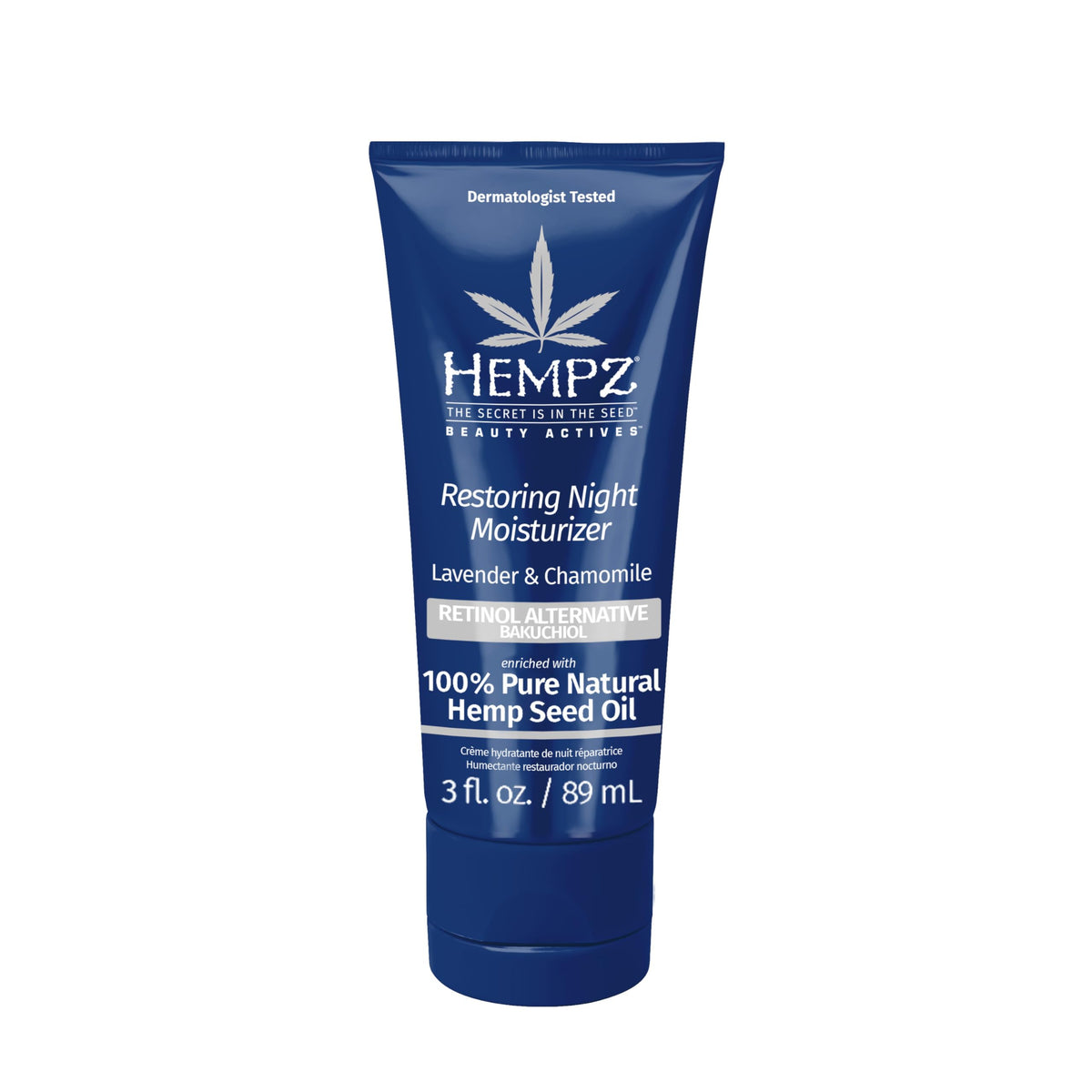 Hempz front jar shot showing label and size for quick identification and trust