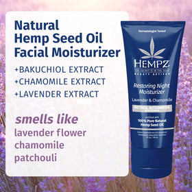 Hempz open jar texture close-up highlighting creamy, fast-absorbing finish