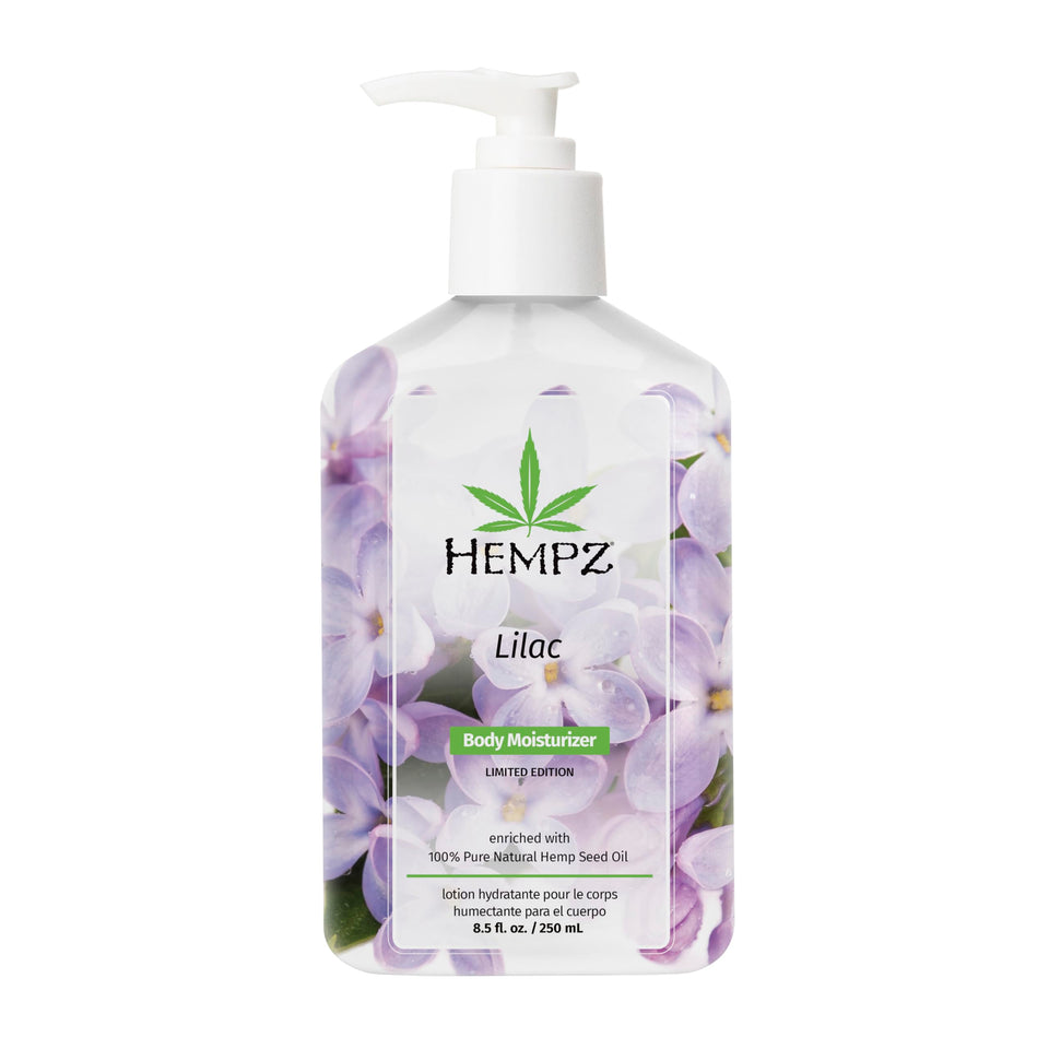 Hempz front packaging showing bottle and label with soothing benefit