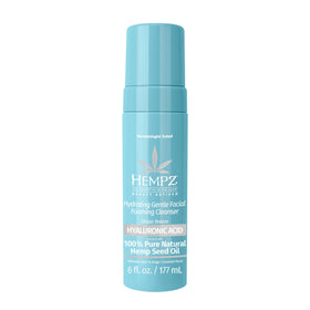 Hempz front packaging showing 6 oz bottle and ocean breeze scent benefit of hydration