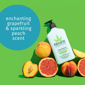 Hempz open tub top view showcasing rich, airy crème for full-body use