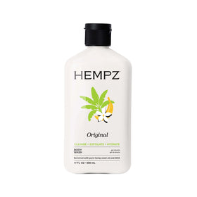 Hempz bottle front packaging showing scent and 17 fl oz size moisturizes skin