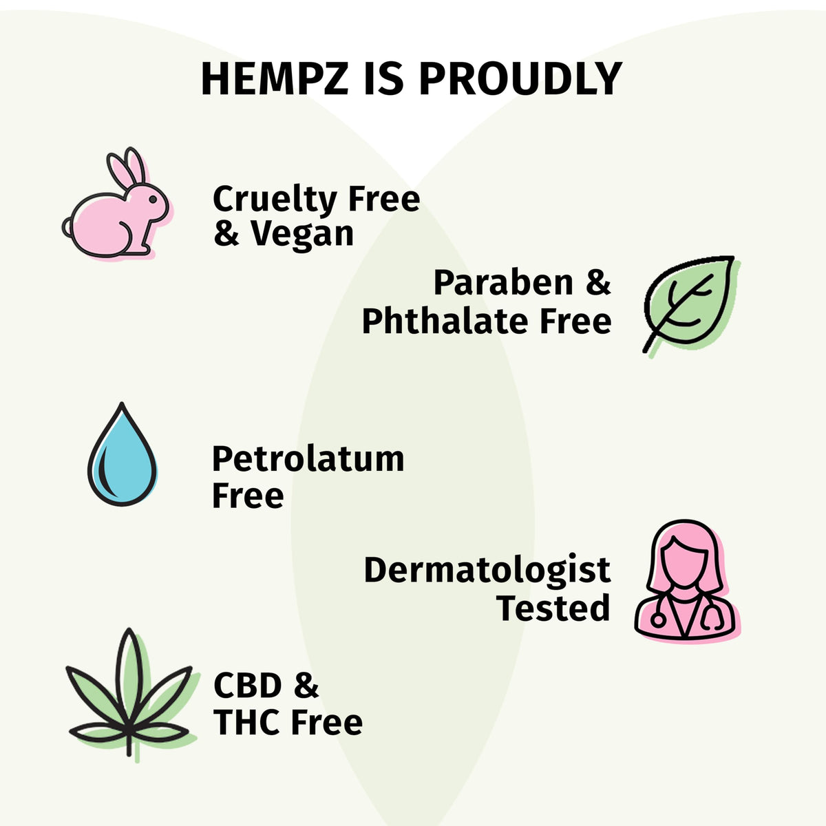 Hempz close-up texture of lotion demonstrating fast-absorbing hydration