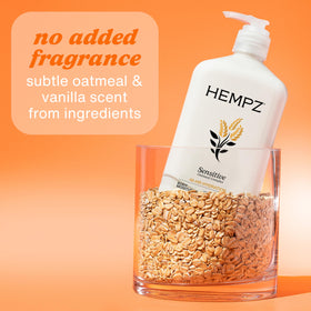 Hempz pump dispensing lotion for easy application and controlled use
