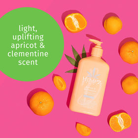 Hempz close-up of lotion texture absorbing quickly for hydration
