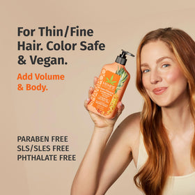 Hempz pump dispensing shampoo foam for easy, controlled use