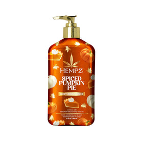 Hempz front packaging showing full 17 fl.oz bottle and label benefits