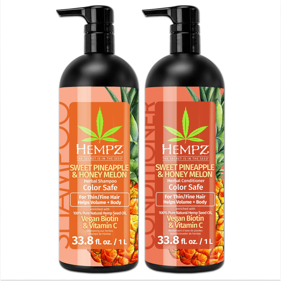 HEMPZ front packaging showing duo and tropical scent benefits