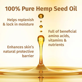 Hempz whipped body crème texture close-up demonstrating creamy hydration and quick-absorb benefit