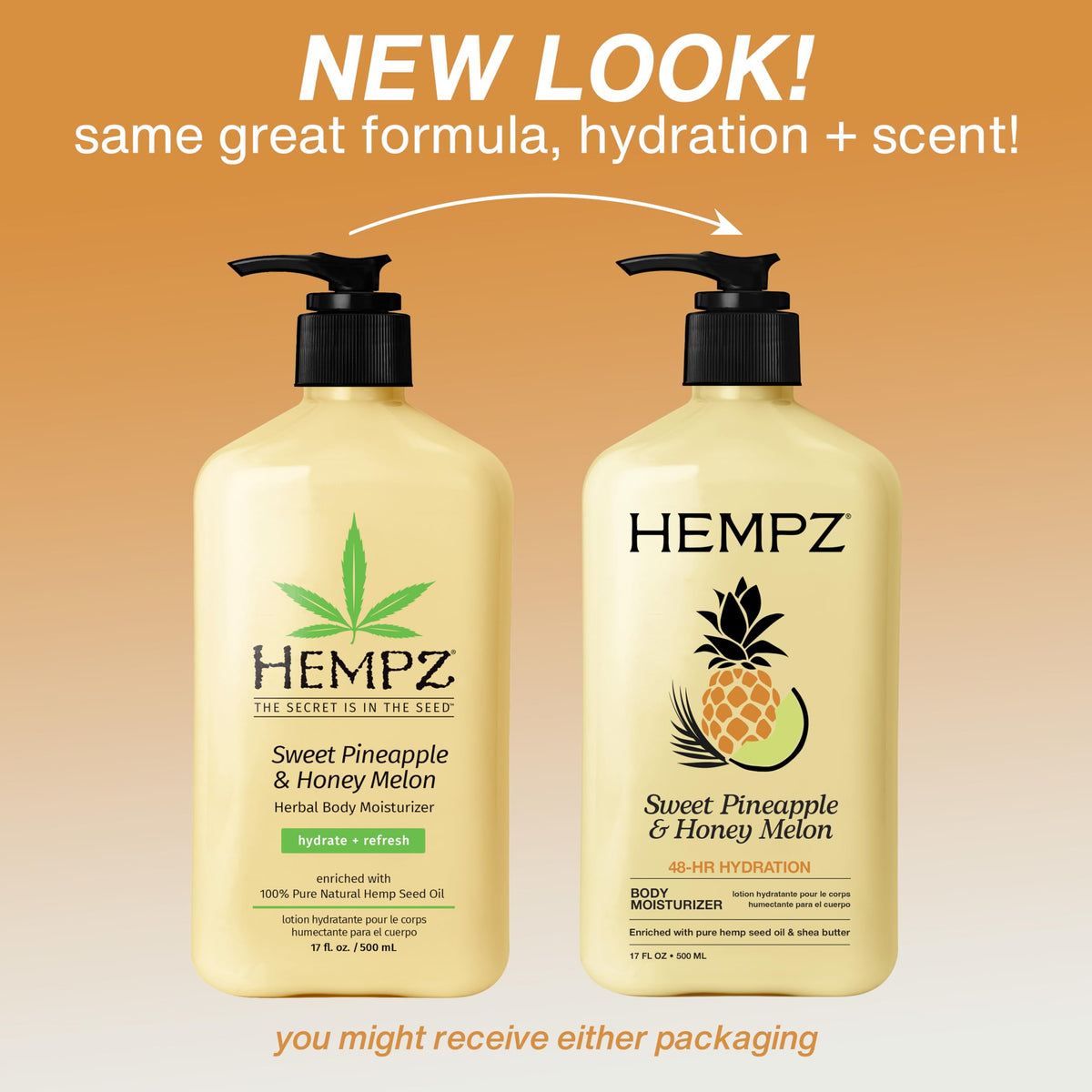 Hempz cream texture close-up demonstrating lightweight absorbency