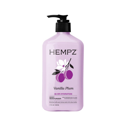 Hempz front packaging showing 17 oz bottle and label, invites confidence