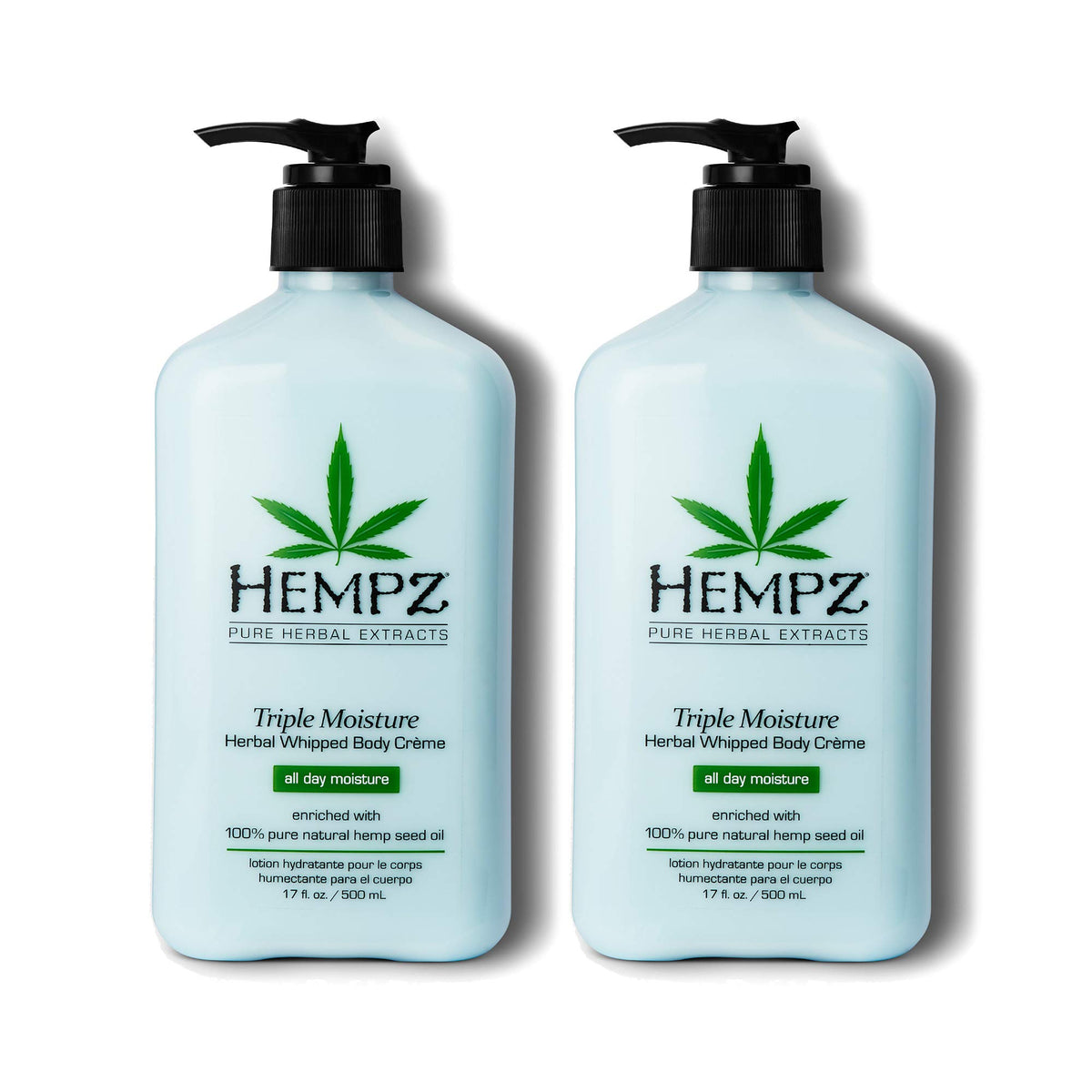 Hempz front packaging showing label and peach grapefruit scent for moisturized skin