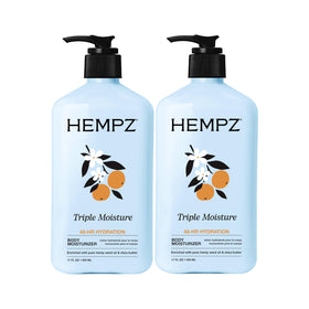 Hempz front packaging showing twin 17 oz tubs for long-lasting hydration