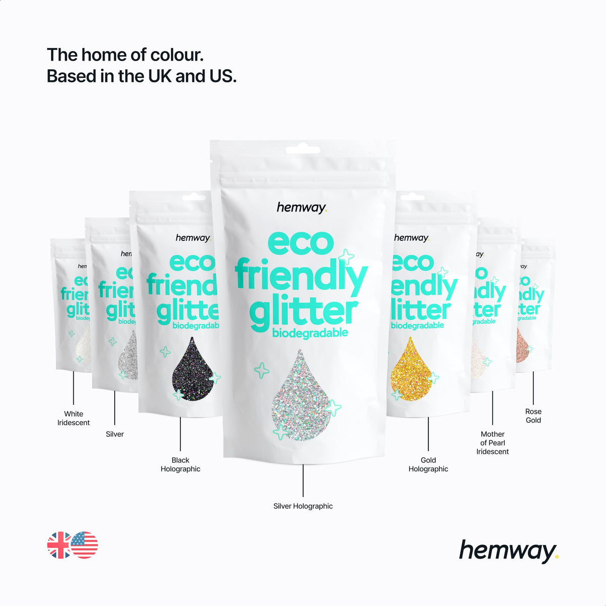 Hemway glitter in festival setting showing dramatic shine and eco-conscious appeal