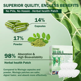 HENGRUNXIN ingredient label close-up highlighting botanical moringa