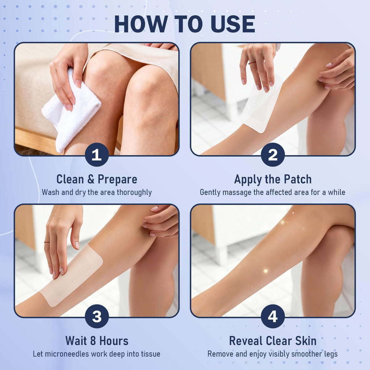HENGRUNXIN patch hidden under clothing on leg, discreet wear benefit