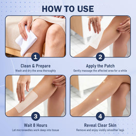 HENGRUNXIN patch hidden under clothing on leg, discreet wear benefit