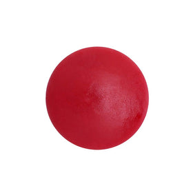 Henné Organics Desire single swipe on white card showing sheer buildable red