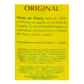 Heno de Pravia soaps arranged in a bathroom setting suggesting guest-ready presentation
