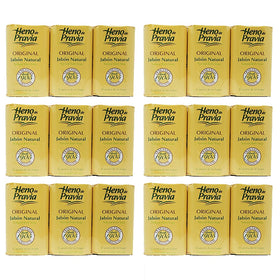 Heno de Pravia front packaging showing classic brand identity and heritage