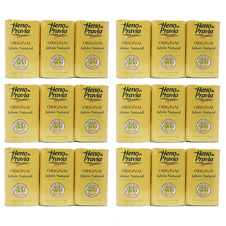 Heno de Pravia front packaging showing classic brand identity and heritage