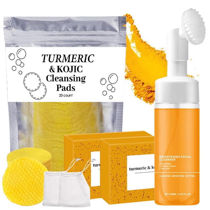 hepanio front packaging of turmeric 4-piece set showing kit benefits