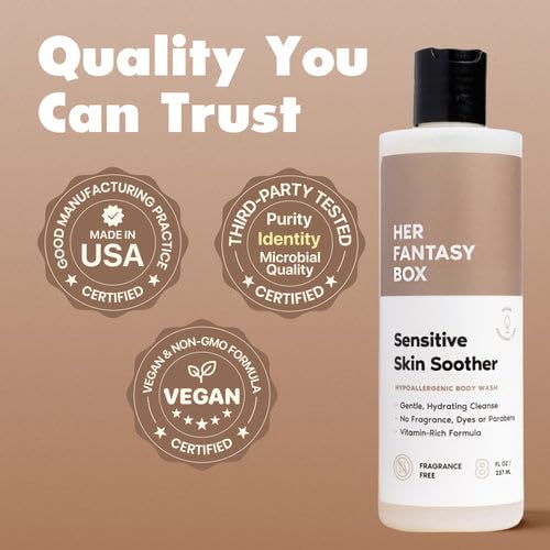 Her Fantasy Box chamomile ingredient close-up calming visual benefit