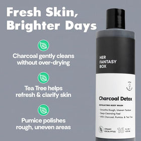 Her Fantasy Box lather in hand demonstrating creamy cleansing action