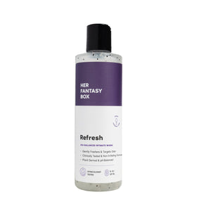 Her Fantasy Box front packaging showing bottle and label for clear identification and trust