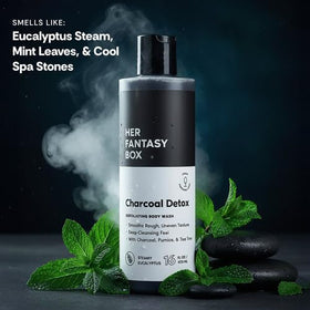 Her Fantasy Box close-up texture showing fine pumice for smoothing
