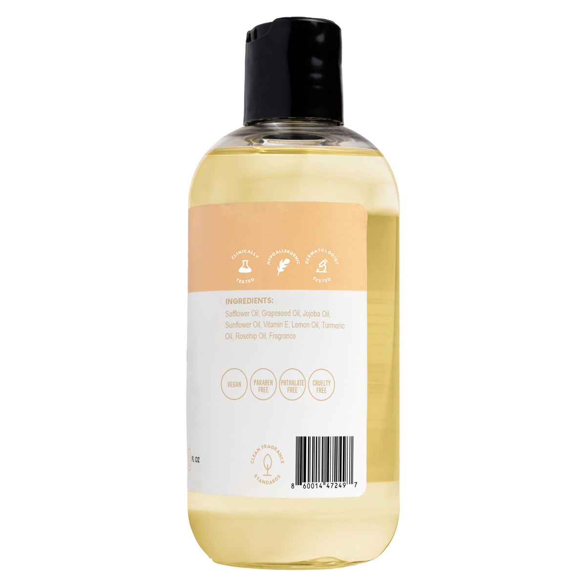 Her Fantasy Box travel-sized bottle in pouch for on-the-go refreshing application