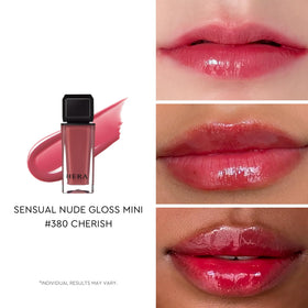 HERA gloss applicator wand texture demonstrating non-sticky glide and precise application