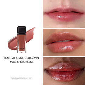 HERA #380 CHERISH tube close-up highlighting color and glossy shine benefit