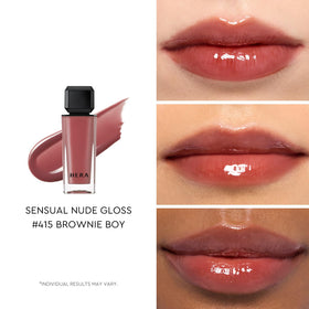 HERA gloss applicator close-up showing cushion tip for smooth application