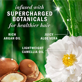 Herbal Essences shampoo texture on hand showing lightweight absorption