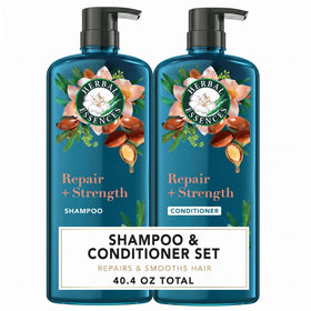 Herbal Essences front packaging showing shampoo and conditioner for easy selection